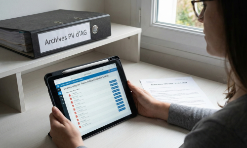 Où puis-je consulter les anciens Procès-Verbaux (PV) d'Assemblée Générale